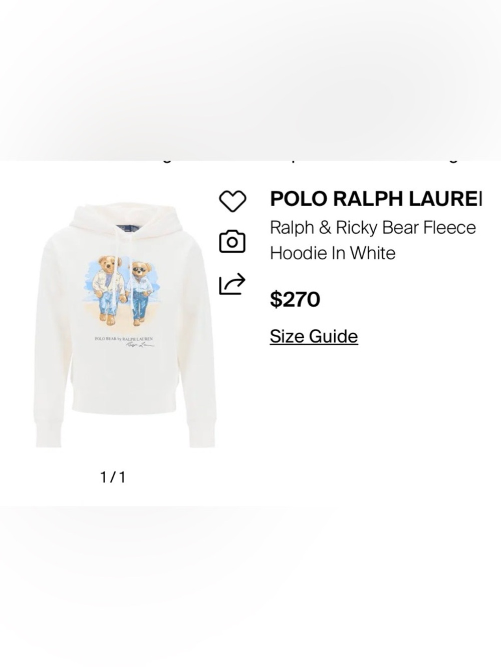 Polo Ralph Lauren The Ralph and Ricky Bear Fleece Hoodie - Picture 11 of 11